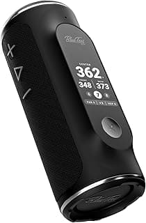 Blue Tees Golf Player+ AI-Powered GPS Speaker - Touchscreen Display, 10+ Hour Battery, 40,000+ Courses, Visual & Audible Distances, Hazard...