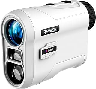 REVASRI Golf Rangefinder with Slope and Pin Lock Vibration, External Slope Switch for Golf Tournament Legal, Rangefinders with Rechargeable...